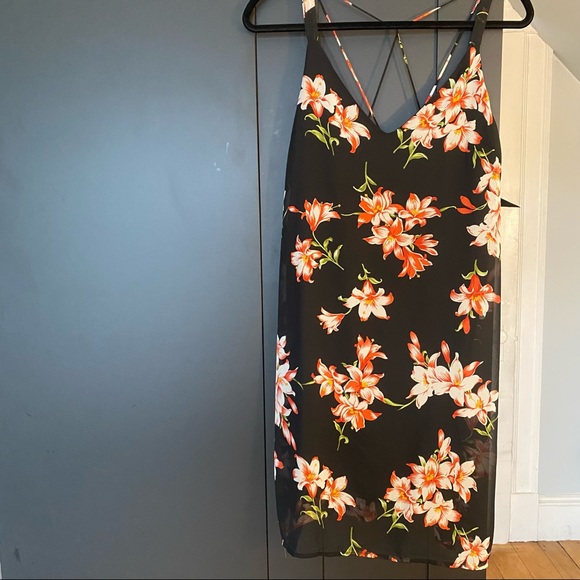 Floral Black Dress - Picture 2 of 6